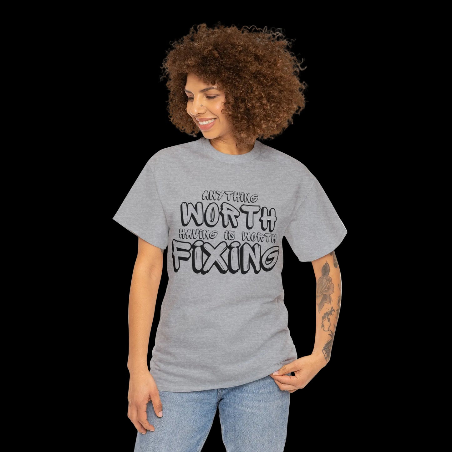 Anything Worth Fixing Tee | Car Enthusiast T-Shirt for Auto Mechanics & Gearheads
