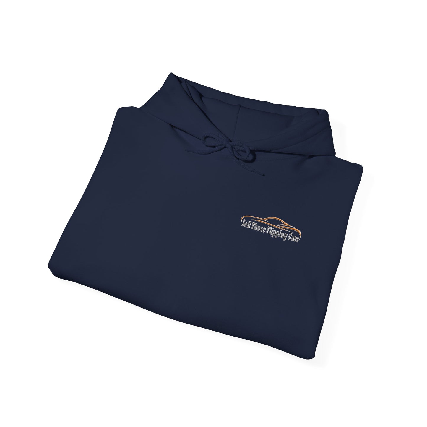 The Wrench & Hustle Hoodie (Classic Logo Edition) – Sell Those Flipping Cars Sweatshirt