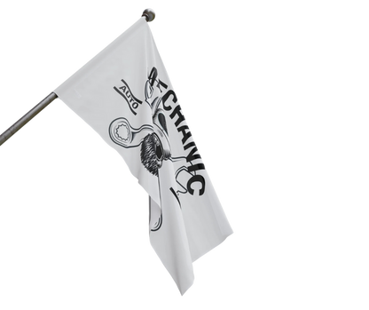 Wrench Army Mechanic Flag | Garage & Home Decor for Car Enthusiasts