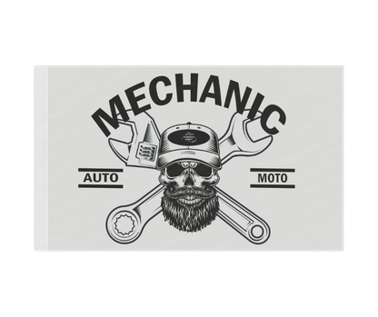 Wrench Army Mechanic Flag | Garage & Home Decor for Car Enthusiasts