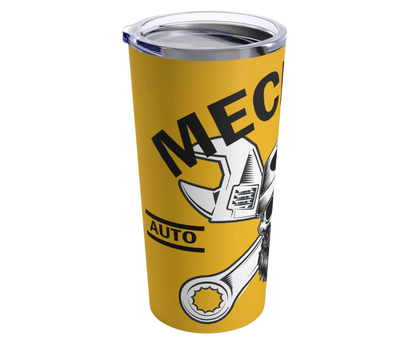 Mechanic Tumbler | 20oz Stainless Steel Travel Mug for Auto Enthusiasts & Gearheads