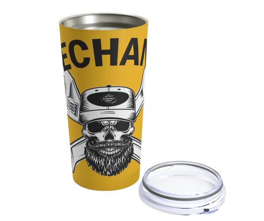 Mechanic Tumbler | 20oz Stainless Steel Travel Mug for Auto Enthusiasts & Gearheads