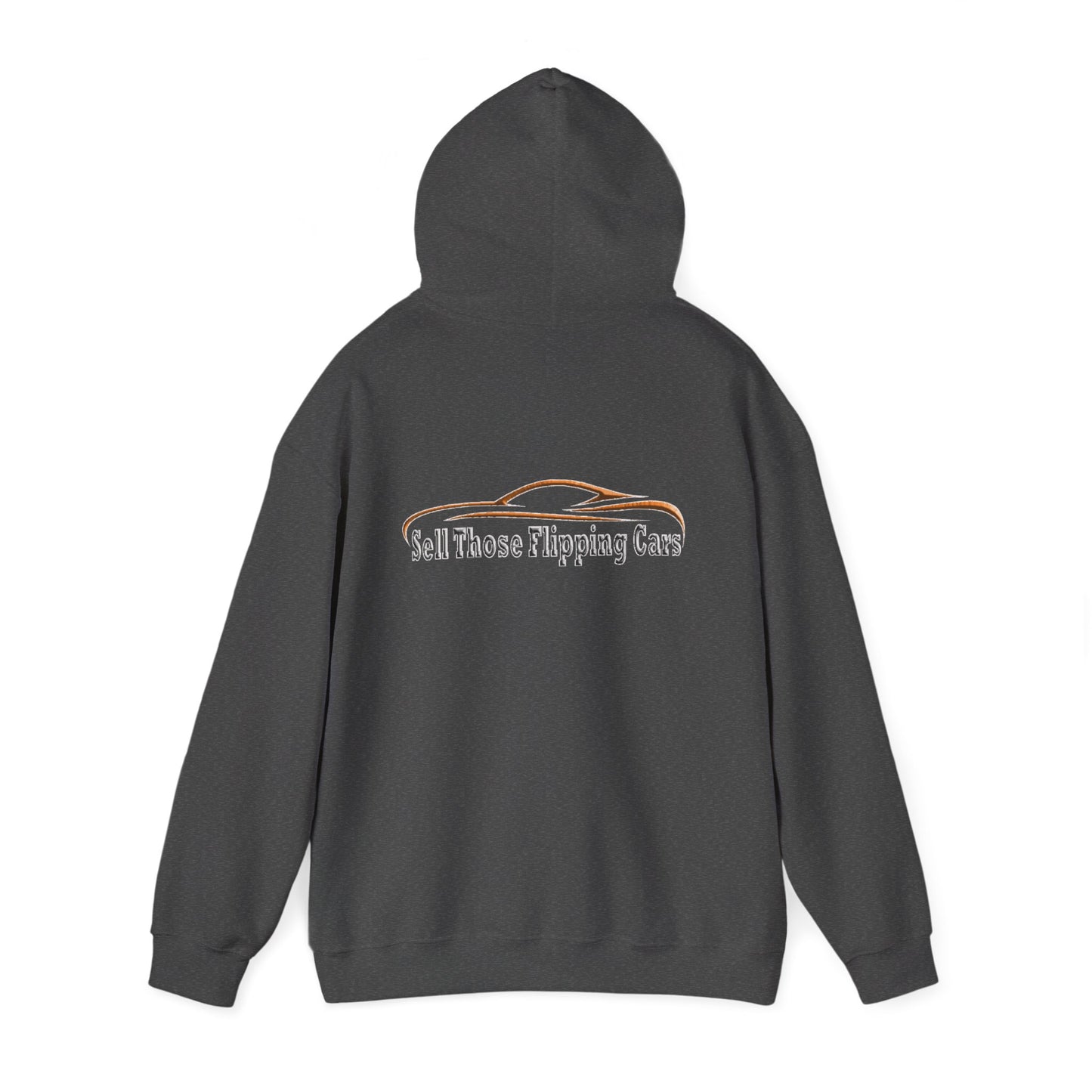 The Wrench & Hustle Hoodie (Classic Logo Edition) – Sell Those Flipping Cars Sweatshirt