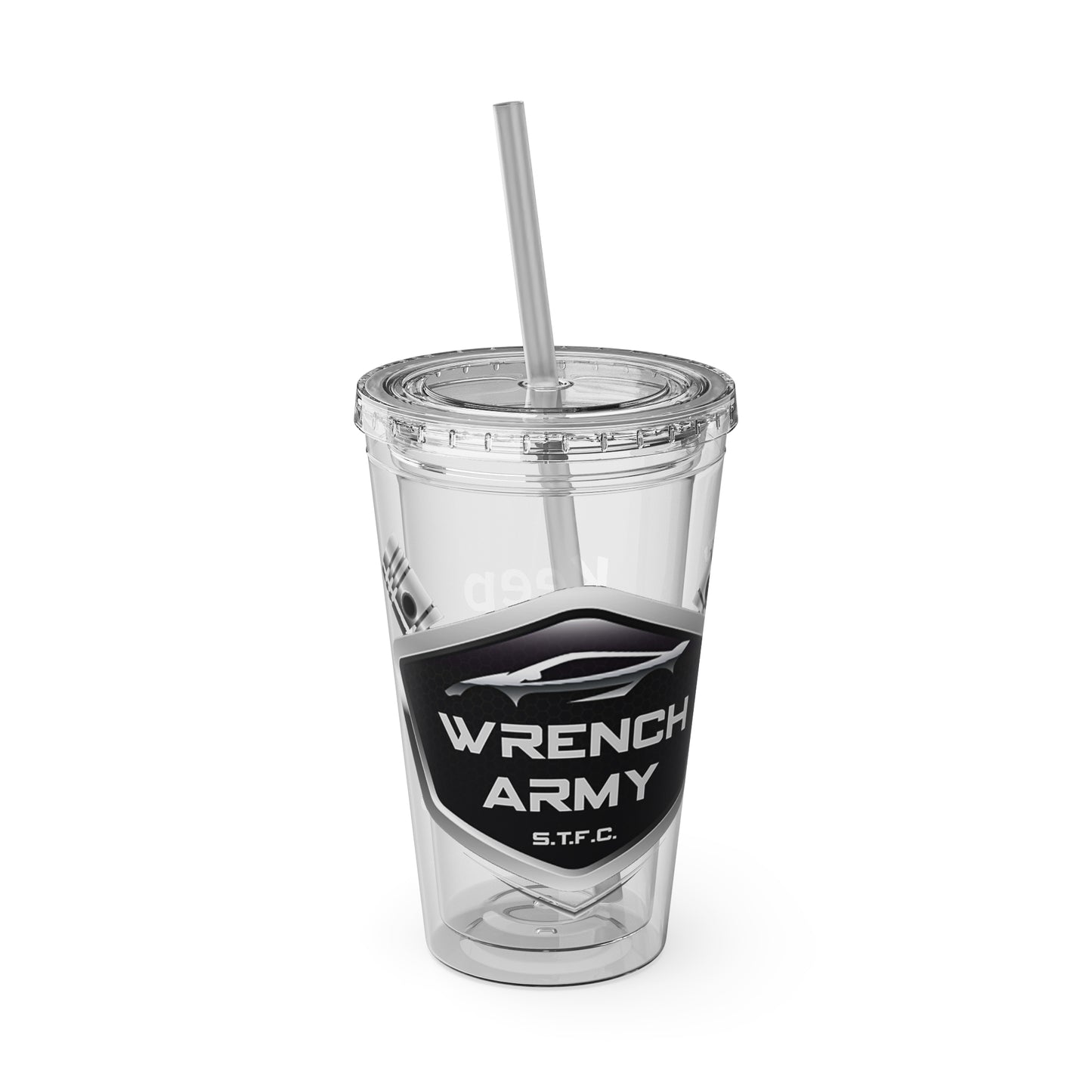 Wrench Army Sunsplash Tumbler with Straw