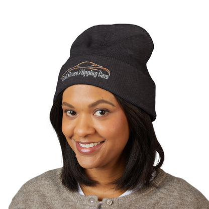 Sell Those Flipping Cars – Rugged Embroidered Gearhead Beanie
