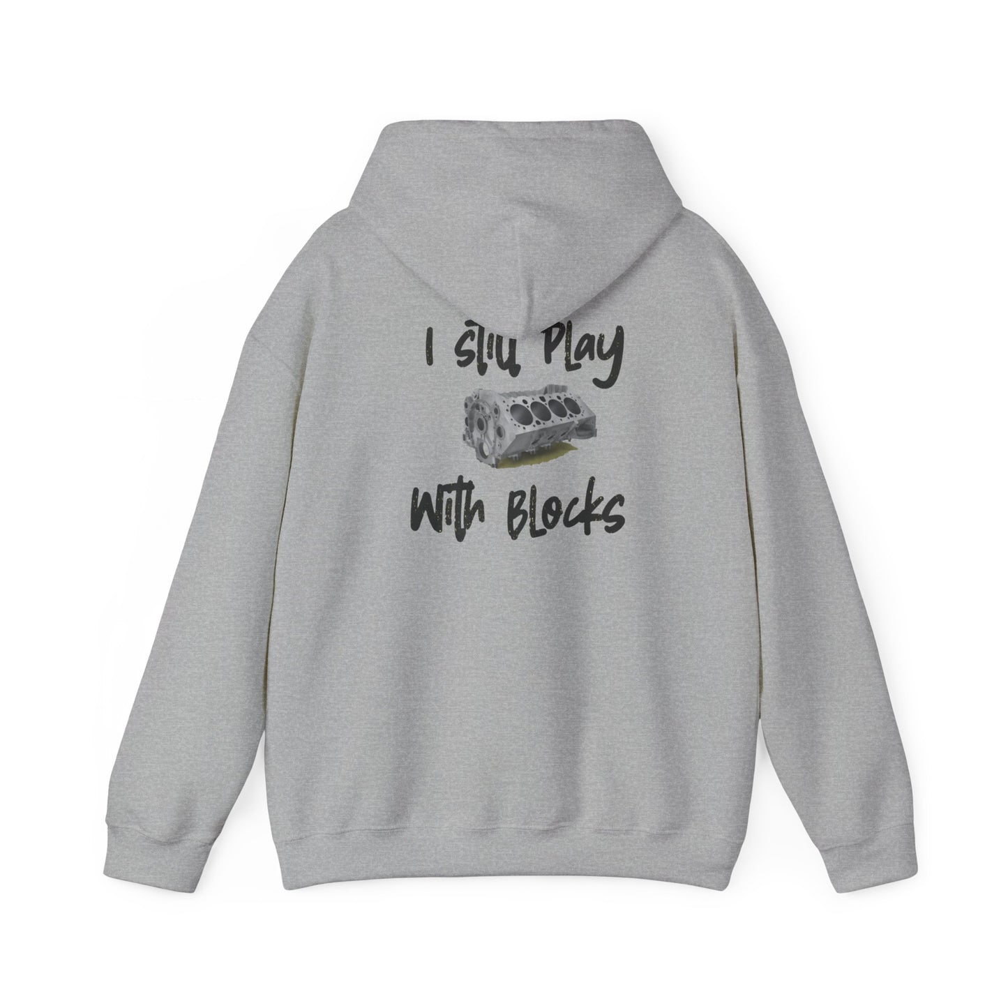 The Mechanic’s Anthem: “I Still Play With Blocks” Premium Garage Hoodie