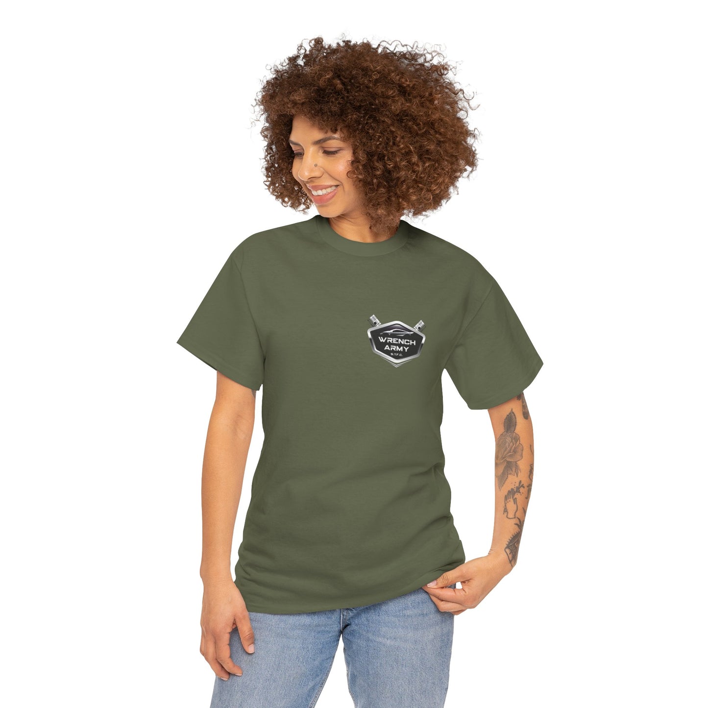 Wrench Army: The "Lead Tech" Skeleton Mechanic Tee