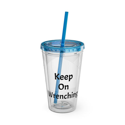 Wrench Army Sunsplash Tumbler with Straw