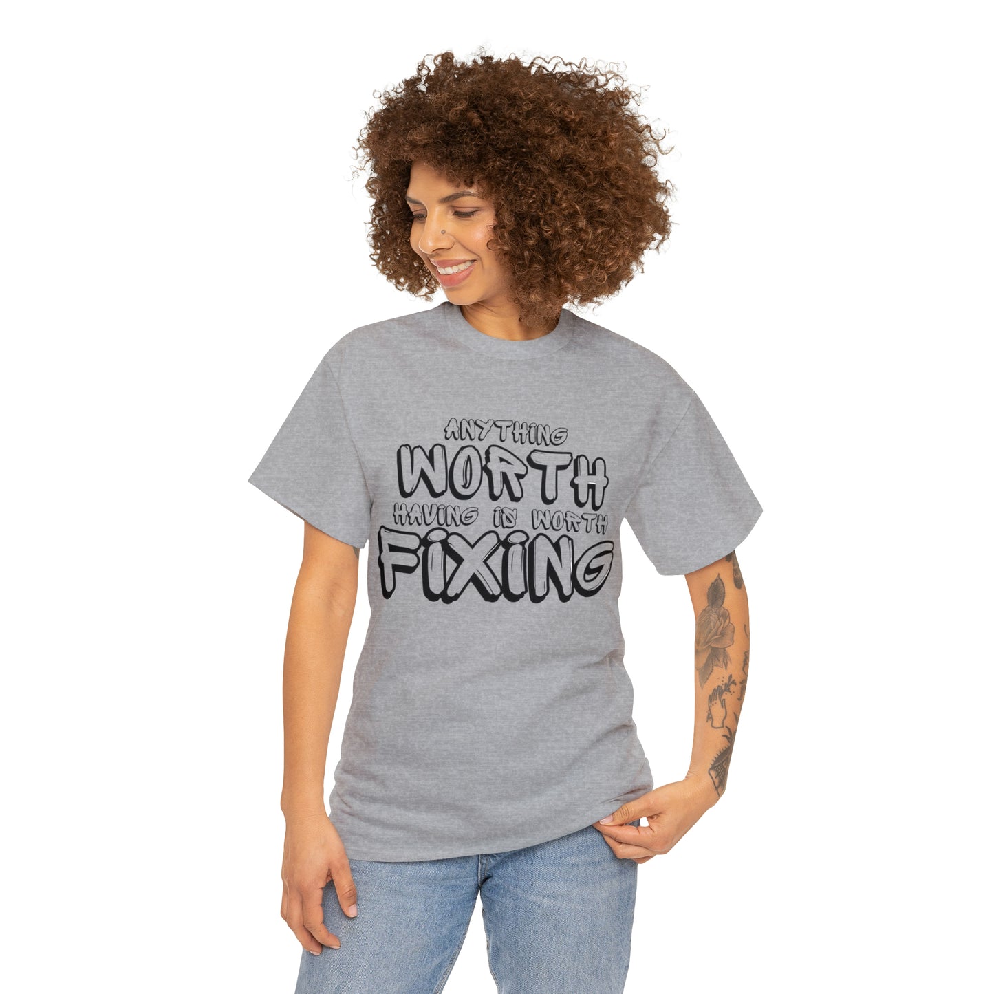 Anything Worth Fixing Tee | Car Enthusiast T-Shirt for Auto Mechanics & Gearheads