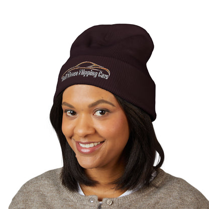 Sell Those Flipping Cars – Rugged Embroidered Gearhead Beanie