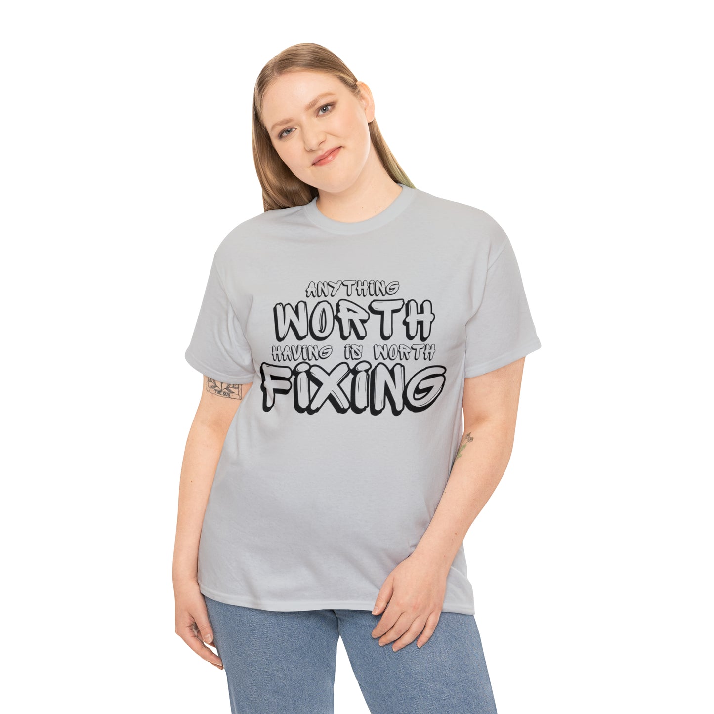 Anything Worth Fixing Tee | Car Enthusiast T-Shirt for Auto Mechanics & Gearheads
