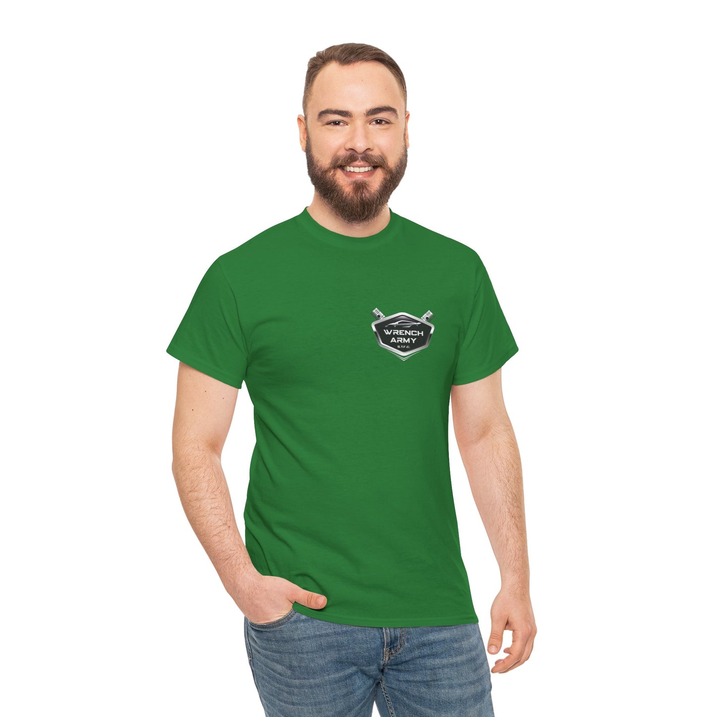 Wrench Army: The "Lead Tech" Skeleton Mechanic Tee