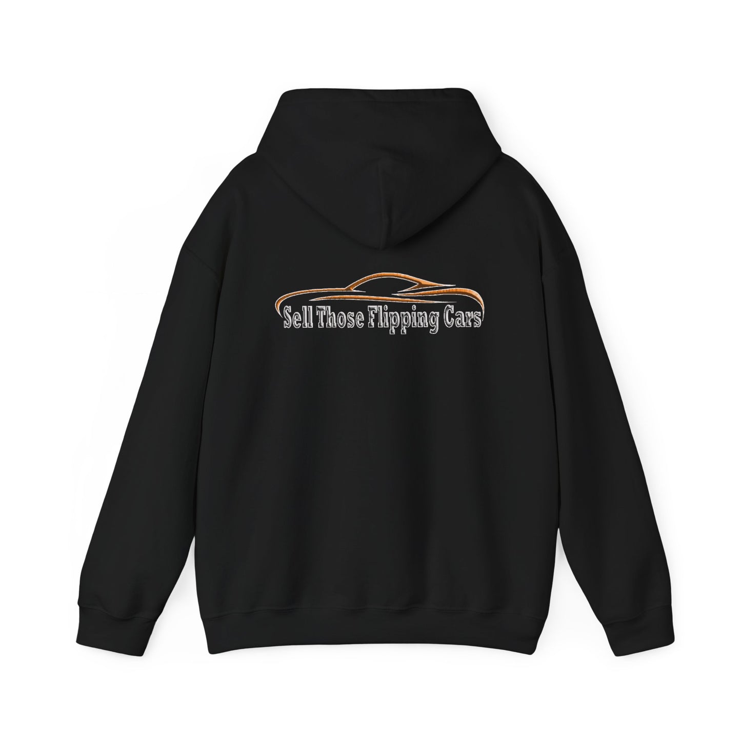 The Wrench & Hustle Hoodie (Classic Logo Edition) – Sell Those Flipping Cars Sweatshirt