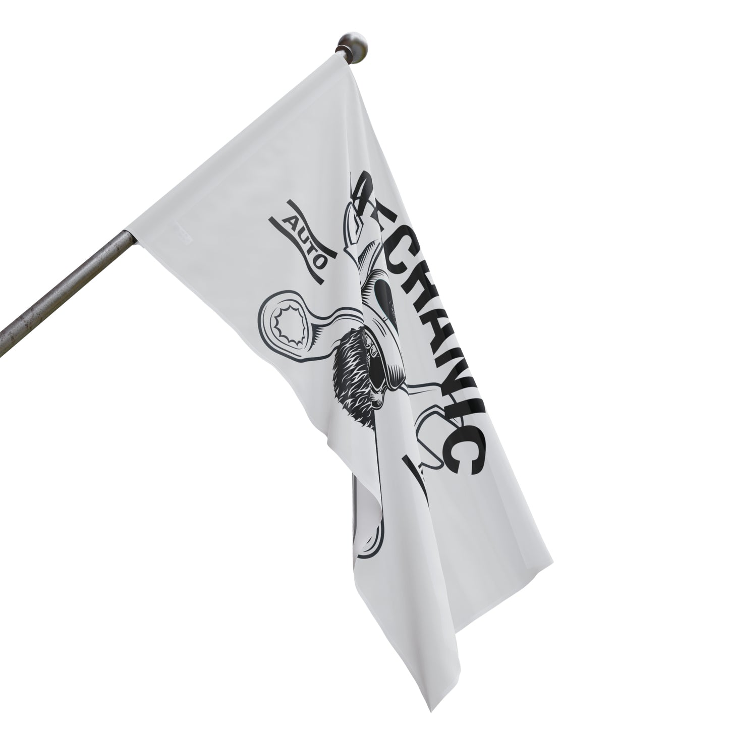 Wrench Army Mechanic Flag | Garage & Home Decor for Car Enthusiasts