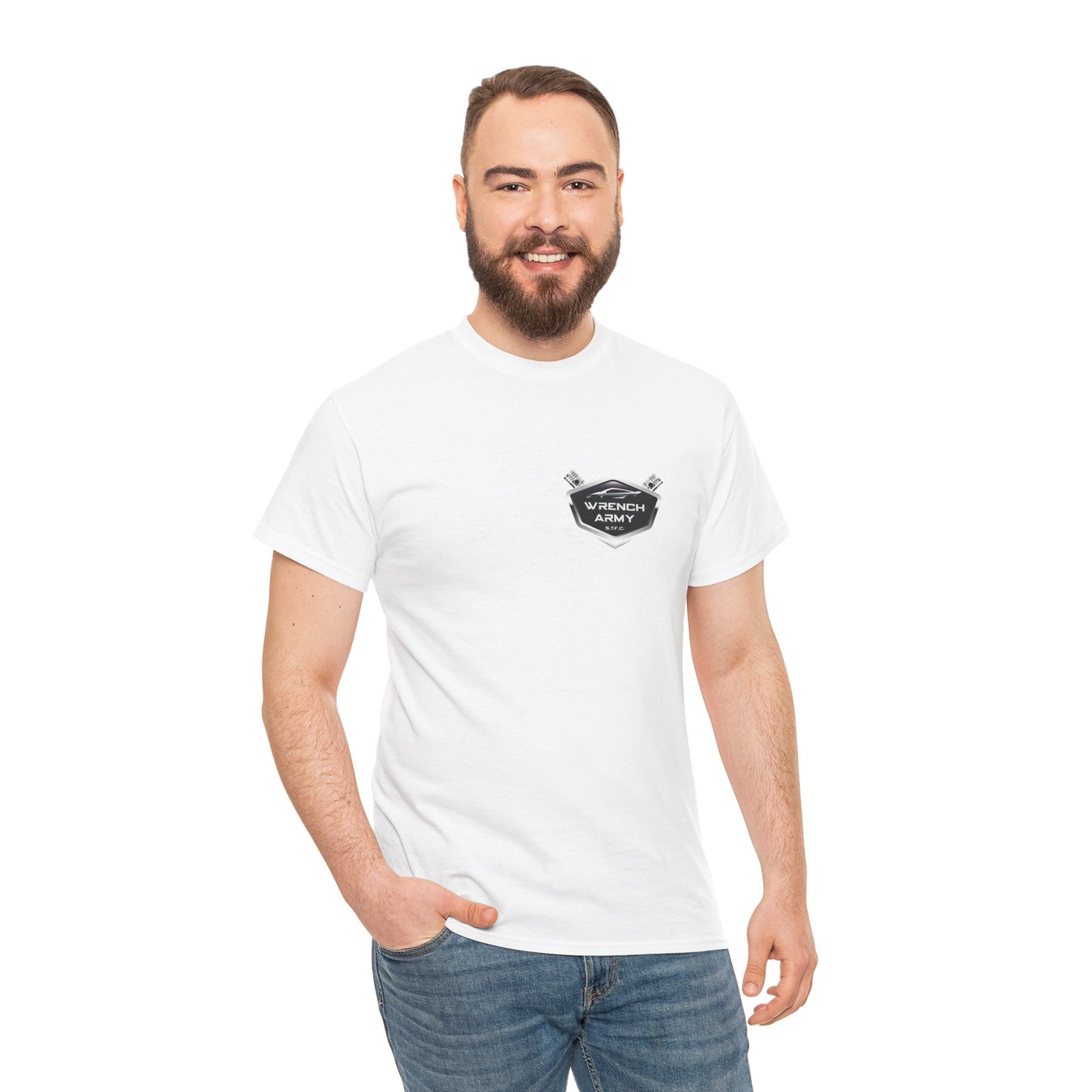 Wrench Army: The "Lead Tech" Skeleton Mechanic Tee