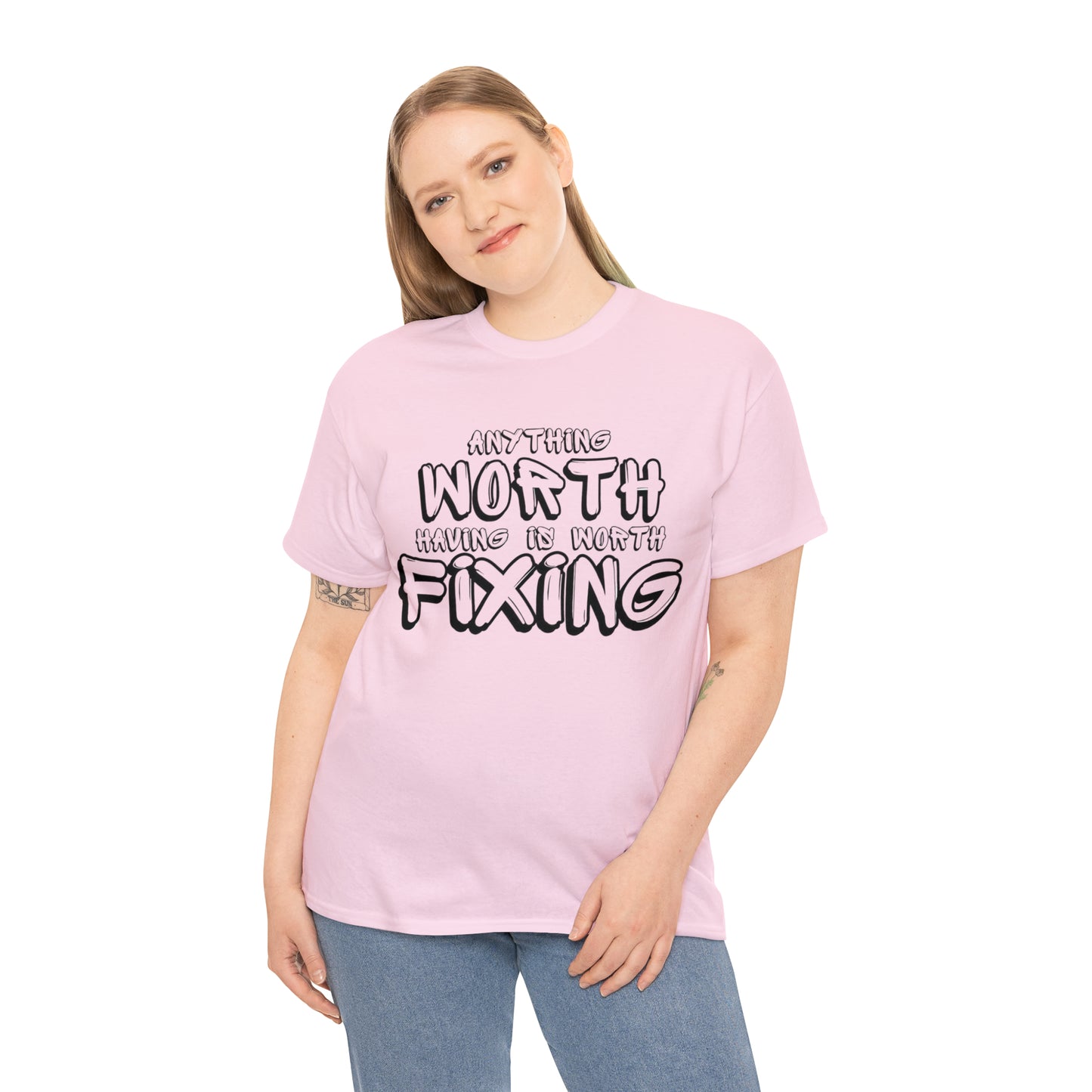 Anything Worth Fixing Tee | Car Enthusiast T-Shirt for Auto Mechanics & Gearheads