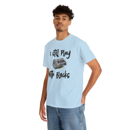 Play with Blocks Tee | Engine Block T-Shirt for Car Enthusiasts & Gearheads