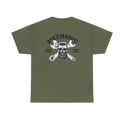 Wrench Army: The "Lead Tech" Skeleton Mechanic Tee