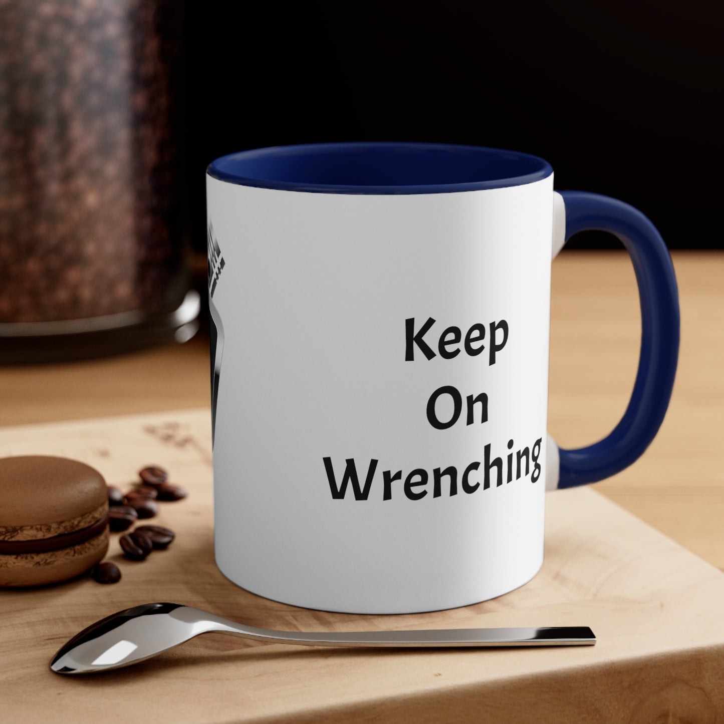 Wrench Army Coffee Mug | Two-Tone Ceramic Cup for Mechanics & Gearheads