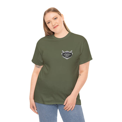 Wrench Army: The "Lead Tech" Skeleton Mechanic Tee