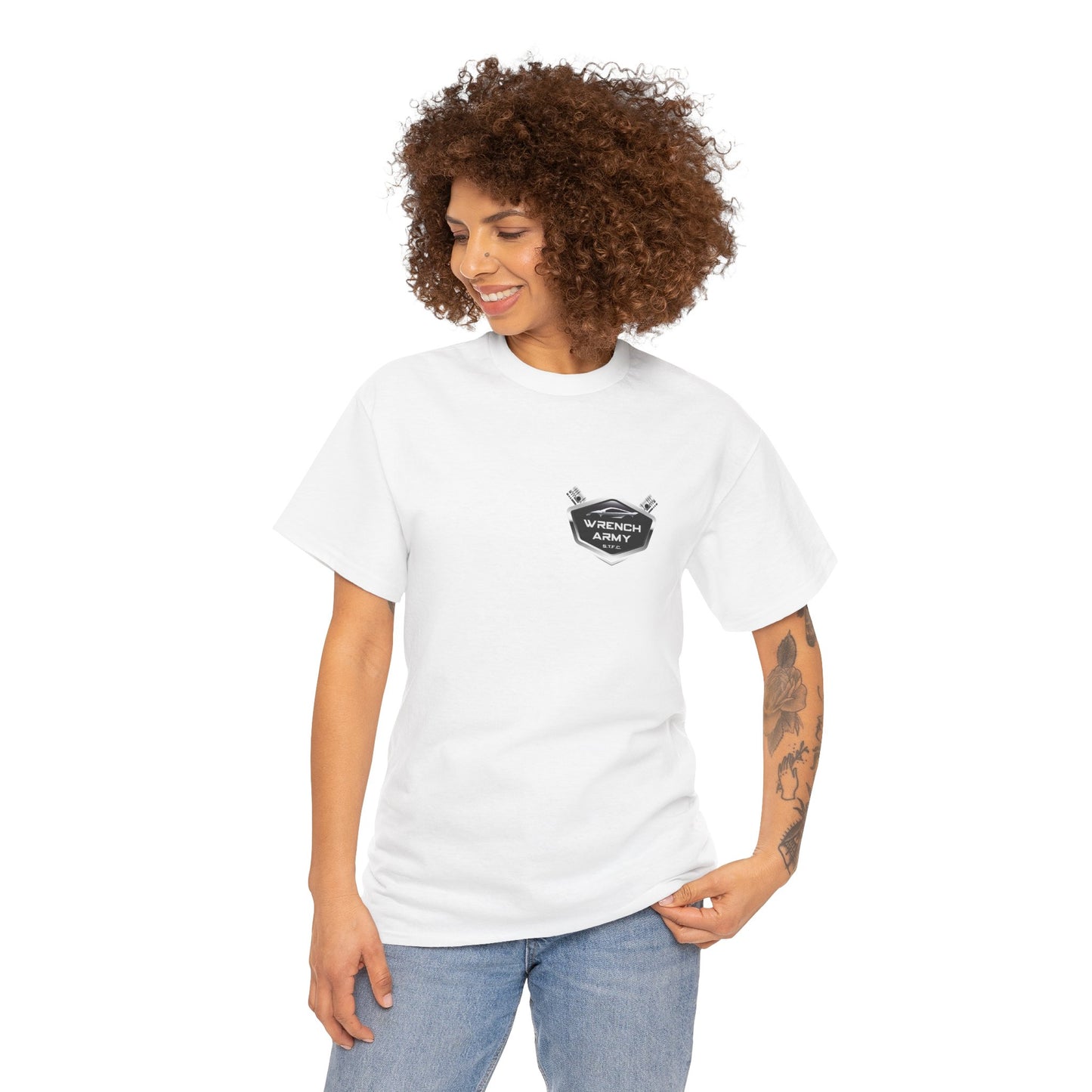 Wrench Army: The "Lead Tech" Skeleton Mechanic Tee
