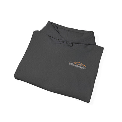 The Wrench & Hustle Hoodie (Classic Logo Edition) – Sell Those Flipping Cars Sweatshirt