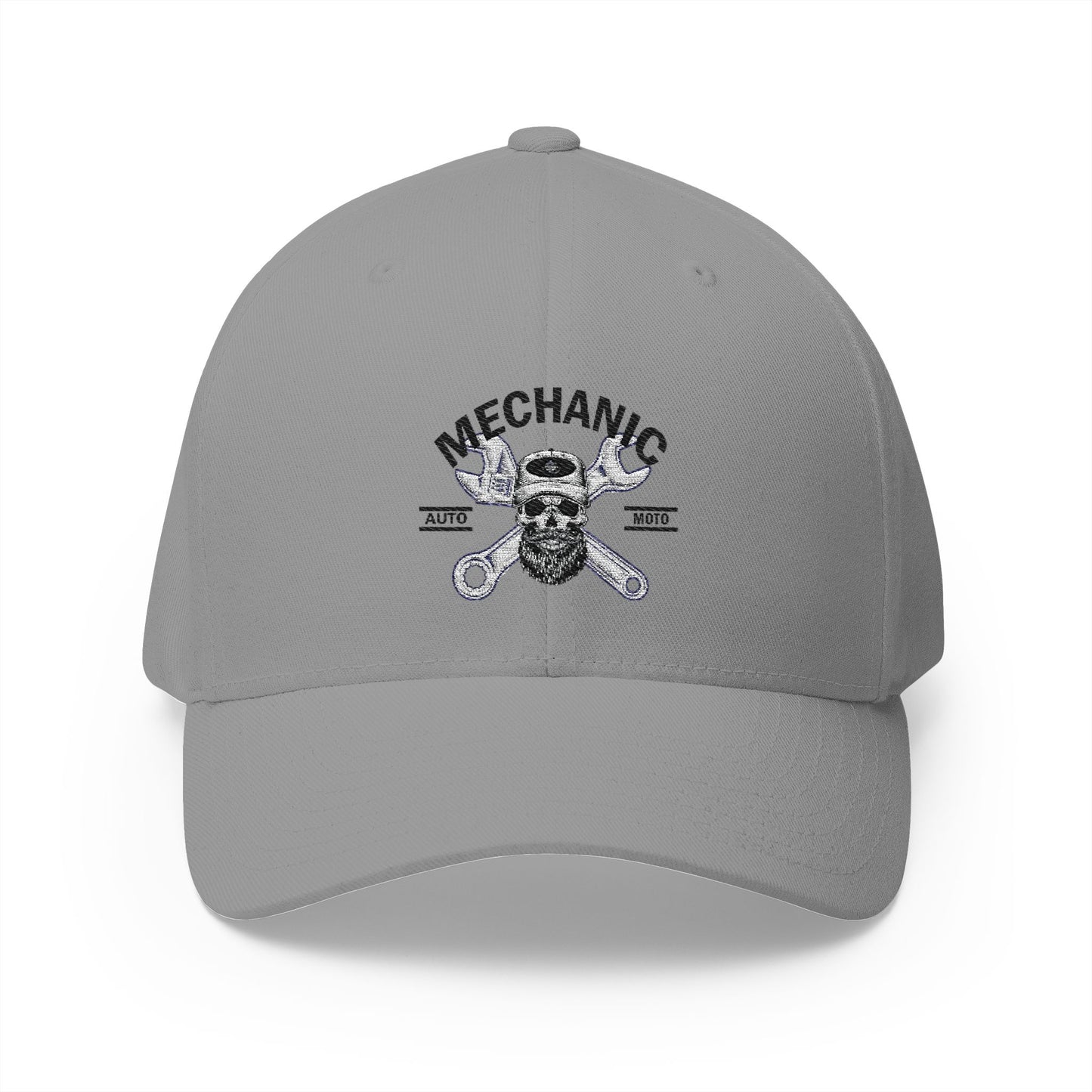 Mechanic Wrench Army Flex-Fit Hat – Durable Mid-Profile Structured Cap for Auto Repair Pros