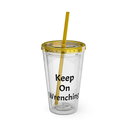 Wrench Army Sunsplash Tumbler with Straw