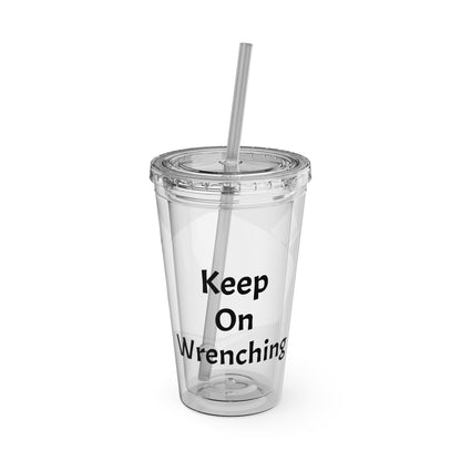 Wrench Army Sunsplash Tumbler with Straw