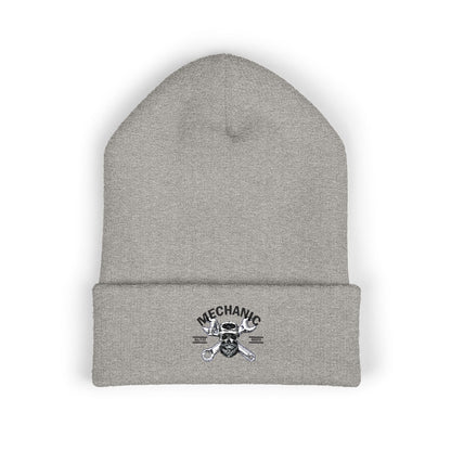 Automotive Mechanic Beanie – Embroidered Turbo Acrylic Cold-Weather Gear