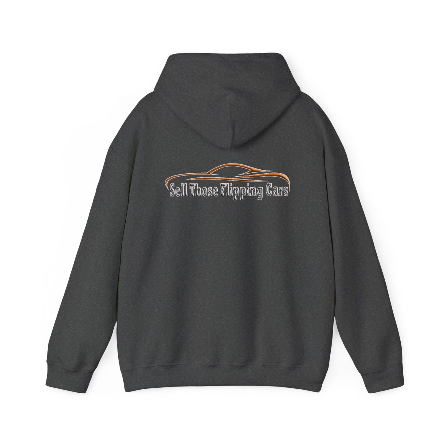 The Wrench & Hustle Hoodie (Classic Logo Edition) – Sell Those Flipping Cars Sweatshirt