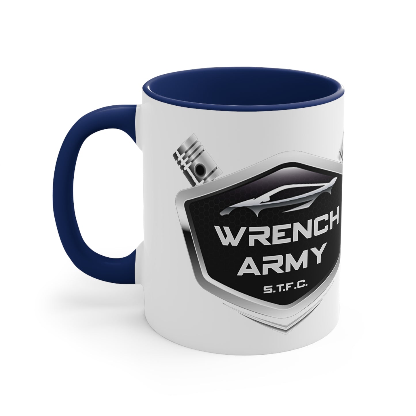 Wrench Army Coffee Mug | Two-Tone Ceramic Cup for Mechanics & Gearheads