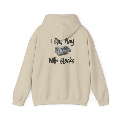 The Mechanic’s Anthem: “I Still Play With Blocks” Premium Garage Hoodie