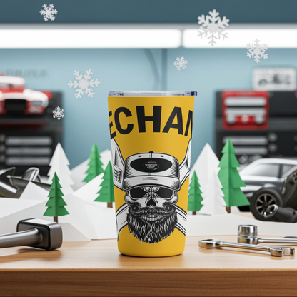 Mechanic Tumbler | 20oz Stainless Steel Travel Mug for Auto Enthusiasts & Gearheads